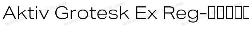 Aktiv Grotesk Ex Reg字体转换
